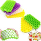2 Pcs Silicone Ice Cube Tray With LID - 36 Cube Honeycomb Extra Large Size